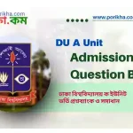 [PDF] DU A Unit Admission Test Question Bank